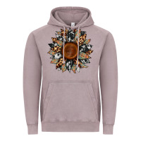 Vintage Zinc cowhide leopard aztec sunflower Vintage Hoodie - Artiststas