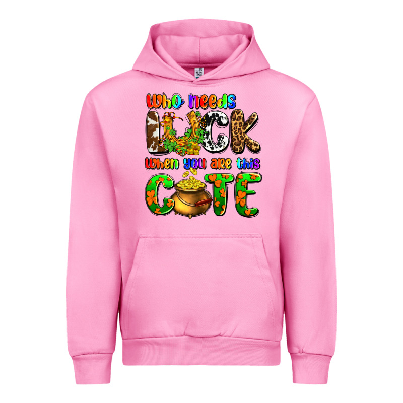 Who Needs Luck When You Are This Cute Urban Hoodie by OliviaCreatesArt | Teevron