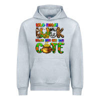 Heather Grey Who needs luck when you are this cute Urban Hoodie - OliviaCreatesArt