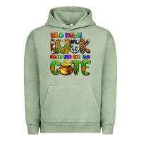 Pigment Oil Green Who needs luck when you are this cute Urban Hoodie - OliviaCreatesArt