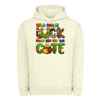 Pigment Pistachio Who needs luck when you are this cute Urban Hoodie - OliviaCreatesArt