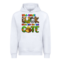 White Who needs luck when you are this cute Urban Hoodie - OliviaCreatesArt