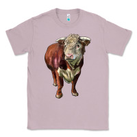 Lilac hereford bull face Classic Tee - LillyAllenDesigns