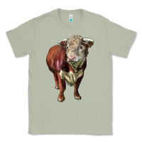 Matcha hereford bull face Classic Tee - LillyAllenDesigns