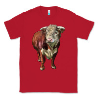 Red hereford bull face Classic Tee - LillyAllenDesigns