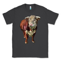 Smoke hereford bull face Classic Tee - LillyAllenDesigns