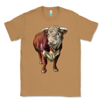 Toasted Coconut hereford bull face Classic Tee - LillyAllenDesigns