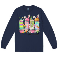 Navy teaching my favorite peeps Long Sleeve Tee - MaliasSmallBusiness