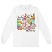 White teaching my favorite peeps Long Sleeve Tee - MaliasSmallBusiness