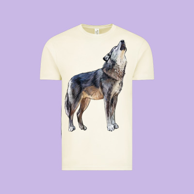 Wolf Vintage Tee Designed By Lillyallendesigns