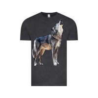 Vintage Black wolf Vintage Tee - LillyAllenDesigns