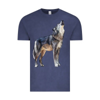 Vintage Denim wolf Vintage Tee - LillyAllenDesigns