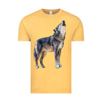 Vintage Mustard wolf Vintage Tee - LillyAllenDesigns