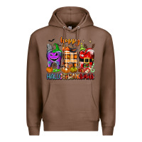 Chestnut Happy Hallothanksmas teeth Premium Hoodie - texasbilliewilder