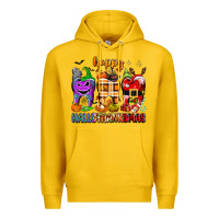 Lemon Happy Hallothanksmas teeth Premium Hoodie - texasbilliewilder