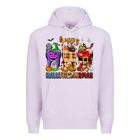 Lilac Happy Hallothanksmas teeth Premium Hoodie - texasbilliewilder