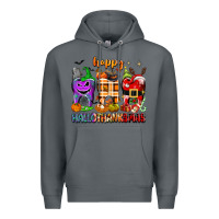 Rock Happy Hallothanksmas teeth Premium Hoodie - texasbilliewilder