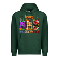 Sports Green Happy Hallothanksmas teeth Premium Hoodie - texasbilliewilder