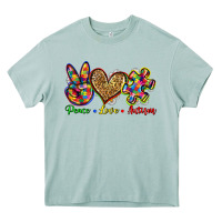 Arona peace love autism Heavy Core Tee - Zillion Design Studio