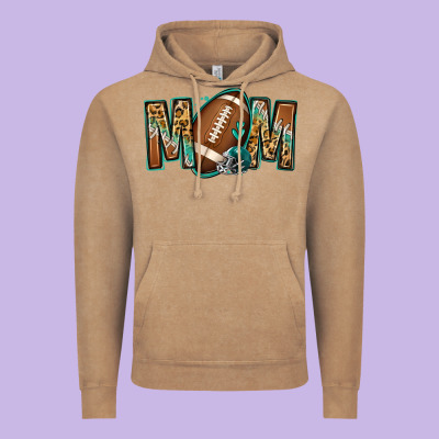 American Football Mom Vintage Hoodie Designed By Jasminsmagicworld