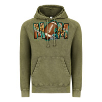 Vintage Olive American football mom Vintage Hoodie - Jasminsmagicworld