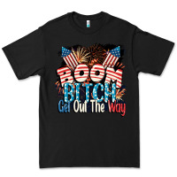 Black Boom bitch get out the way 4th of July Premium Tee - CowGirlArtShop