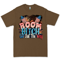 Cacao Boom bitch get out the way 4th of July Premium Tee - CowGirlArtShop