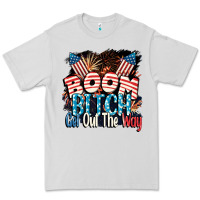 Dove Grey Boom bitch get out the way 4th of July Premium Tee - CowGirlArtShop
