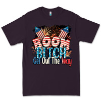 Plum Boom bitch get out the way 4th of July Premium Tee - CowGirlArtShop