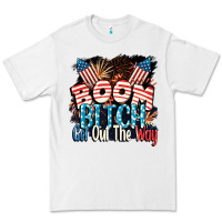 White Boom bitch get out the way 4th of July Premium Tee - CowGirlArtShop