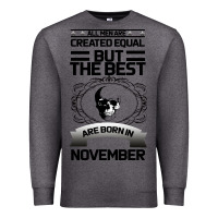 Charcoal Heather NOVEMBER Premium Sweatshirt - Bettercallsaul