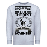Heather Grey NOVEMBER Premium Sweatshirt - Bettercallsaul