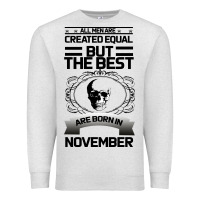 Oatmeal Heather NOVEMBER Premium Sweatshirt - Bettercallsaul