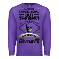 Purple NOVEMBER Premium Sweatshirt - Bettercallsaul