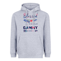Heather Grey Blessed To Be Called Gammy Heavyweight Hoodie - Bettercallsaul