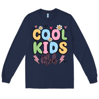 Navy cool kids club Long Sleeve Tee - MaliasSmallBusiness