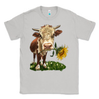 Moon Dust hereford heifer with sunflower Classic Tee - LillyAllenDesigns
