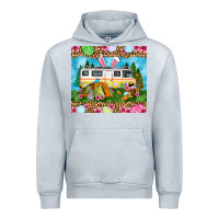 Heather Grey Easter Day camping Urban Hoodie - OliviaCreatesArt
