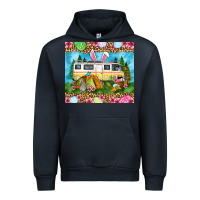 Navy Easter Day camping Urban Hoodie - OliviaCreatesArt