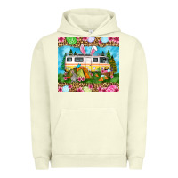 Pigment Pistachio Easter Day camping Urban Hoodie - OliviaCreatesArt