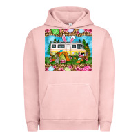 Pigment Salmon Easter Day camping Urban Hoodie - OliviaCreatesArt