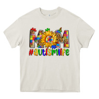 Mom #autism Life Heavy Core Tee | Teevron