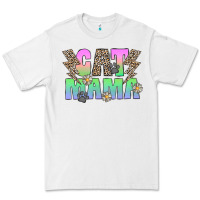 White cat mama Premium Tee - CowhideDigitalArt
