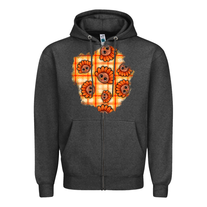 Thanksgiving Turkey With Tartan Patch Zipper Hoodie by BundleAndBundleShop | Teevron