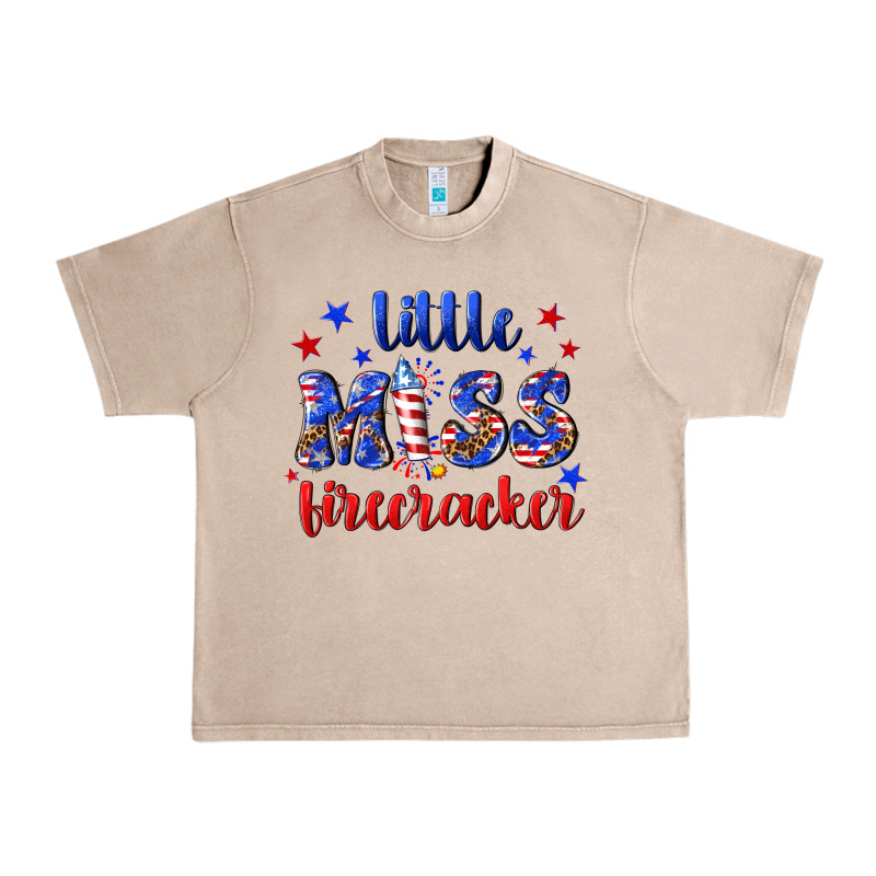 Little Miss Firecracker Urban Heavy Tee by NancyCooperArtShop | Teevron