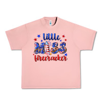 Salmon little miss firecracker Urban Heavy Tee - NancyCooperArtShop