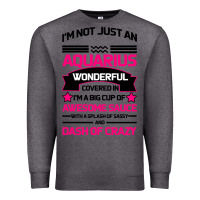 Charcoal Heather Aquarius Woman Premium Sweatshirt - Bettercallsaul