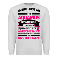 Dove Grey Aquarius Woman Premium Sweatshirt - Bettercallsaul
