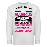 Oatmeal Heather Aquarius Woman Premium Sweatshirt - Bettercallsaul