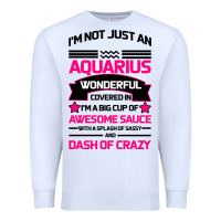White Aquarius Woman Premium Sweatshirt - Bettercallsaul